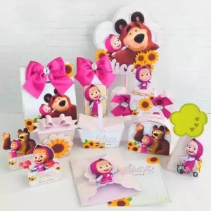 Arquivo de Corte Masha e o Urso Studio e Pdf