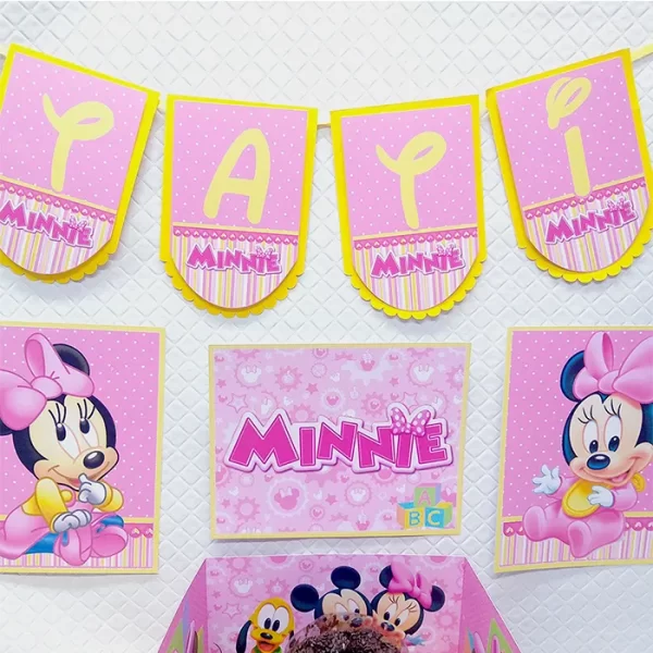 Festa Na Caixa Minnie Baby Rosa