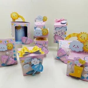 Kit Festa Chuva de Amor Studio, Png e Pdf