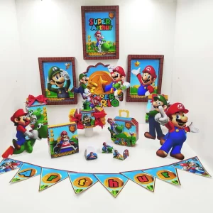 Kit Digital Super Mario Bros Studio, Png e Pdf