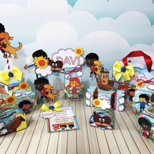 Arquivo de Corte 3 Palavrinhas Studio, Png e Pdf