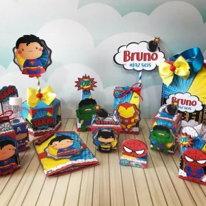 Arquivo Super Heróis Studio, Png e Pdf