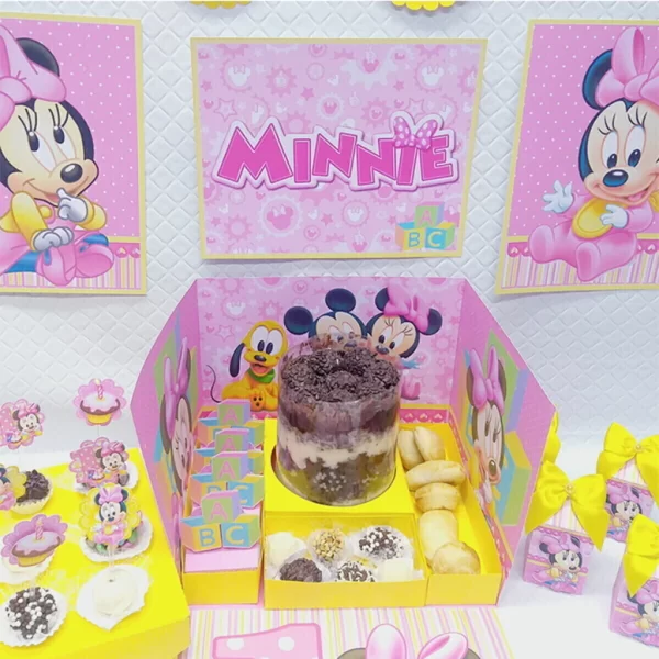 Festa Na Caixa Minnie Baby Rosa