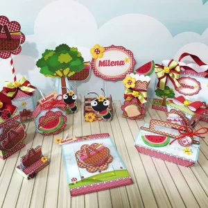 Arquivo de Corte Picnic Studio, Png e Pdf