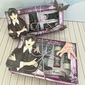 Mini Confeiteiro Wandinha Studio, Png e Pdf