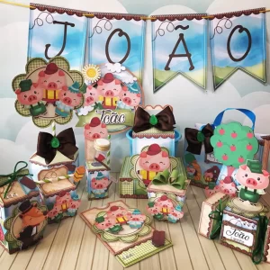 Arquivo Três Porquinhos Studio, Png e Pdf