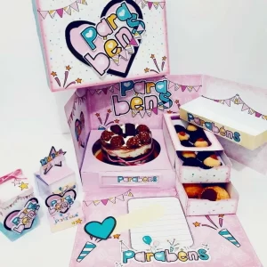 Arquivo Studio e PDF Festa na Caixa para imprimir e montar