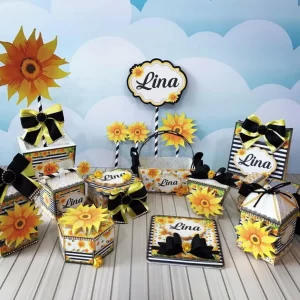 Arquivo de Corte Girassol Studio, Png e Pdf