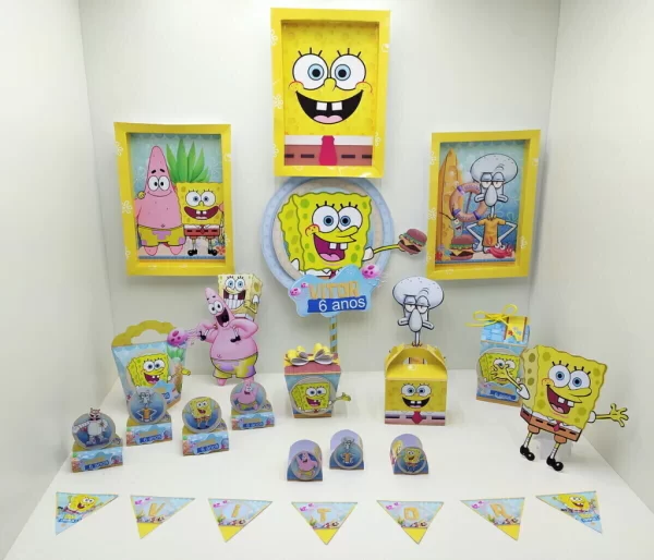 Personalizados Bob Esponja Studio, Png e Pdf