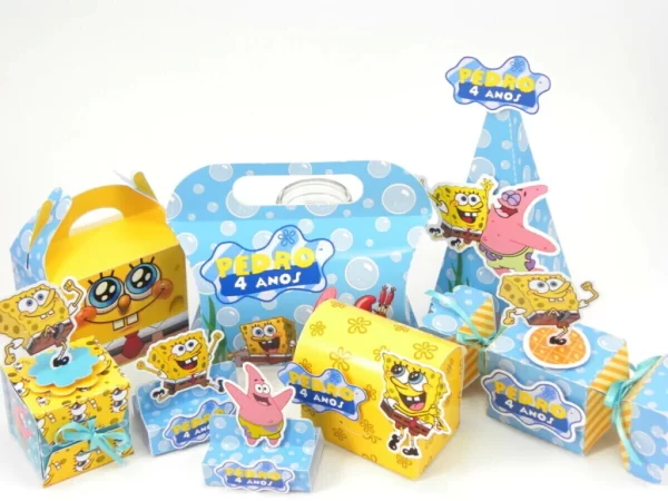 Personalizados Bob Esponja Luxo Studio