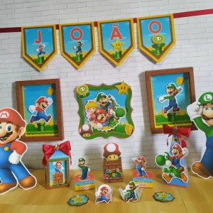 Personalizados Mario Bros Studio, Png e Pdf