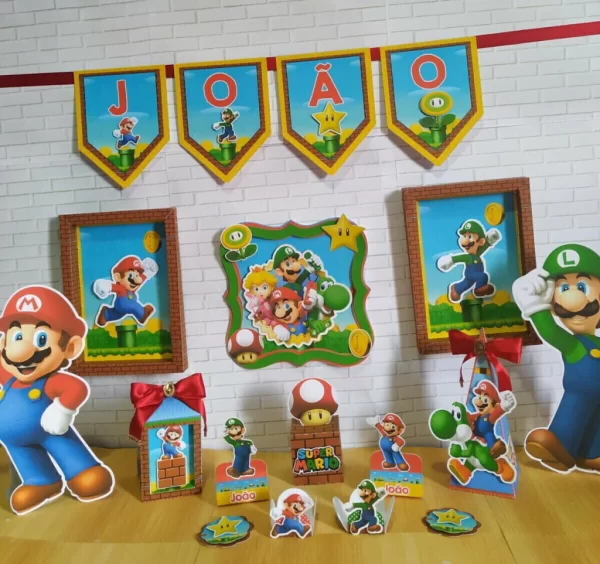 Personalizados Mario Bros Studio, Png e Pdf