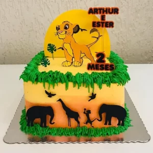 Arquivo Corte Topo de Bolo Rei Leão Studio