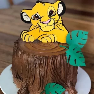 Arquivo de Corte Topo de Bolo Simba Studio