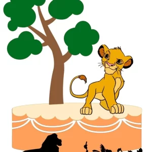 Festa Topo de Bolo Rei Leão Studio