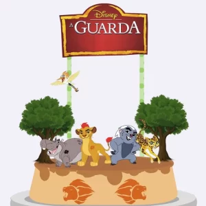 Topo de Bolo A Guarda do Leão Studio