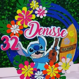 Arquivo Corte Bolo Da Lilo e Stitch Studio