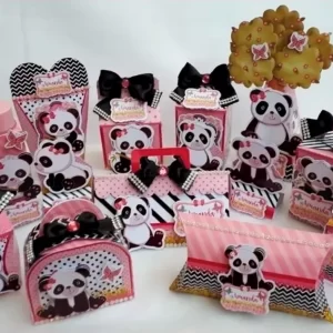 Arquivo Corte Panda Rosa Studio