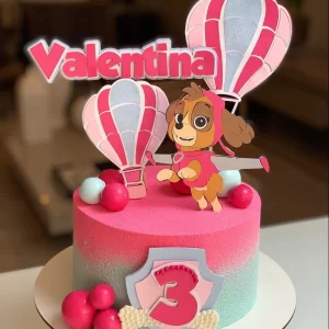 Arquivo Corte Topo Bolo da Skye Rosa Studio