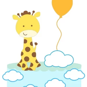 Arquivo Corte Topo de Bolo Girafa Studio