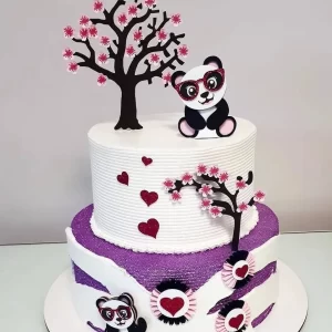 Arquivo Corte Topo de Bolo Panda Studio