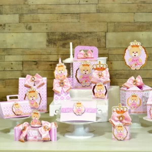 Arquivo Corte Ursinha Princesa Studio e Pdf