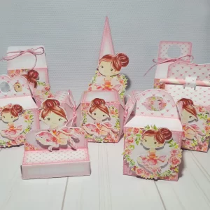 Arquivo Digital Bailarina Rosa Studio e Pdf