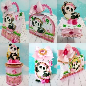 Arquivo Digital Corte Panda Rosa Studio