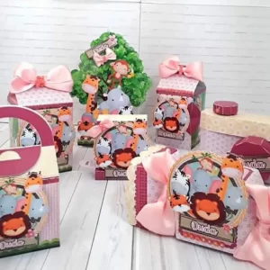 Arquivo Digital Silhouette Safari Rosa Studio