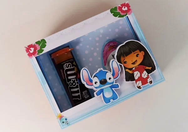 Arquivo Kinder Ovo Lilo e Stitch Studio e Pdf