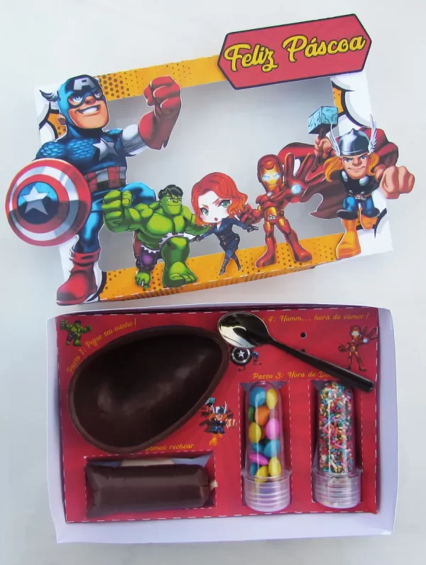 Arquivo Mini Confeiteiro Avengers Studio e Pdf