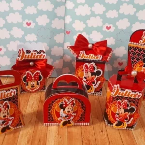 Arquivo Molde da Minnie Vermelha Studio