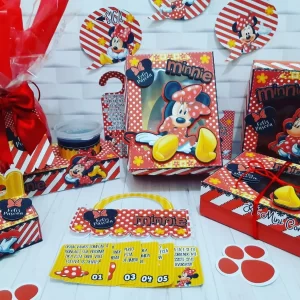 Arquivo Páscoa Minnie Vermelha Studio e Pdf