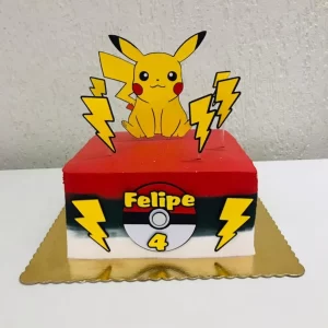 Arquivo Topo Bolo Pikachu Studio