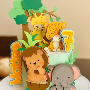 Arquivo Topo Bolo Safari Para Imprimir Studio