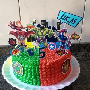 Arquivo Topo Bolo Vingadores Studio