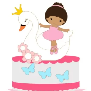 Arquivo Topo De Bolo Bailarina Cisne Studio