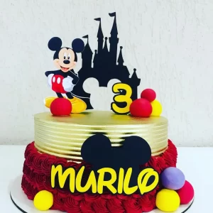 Arquivo Topo De Bolo Mickey Castelo Studio