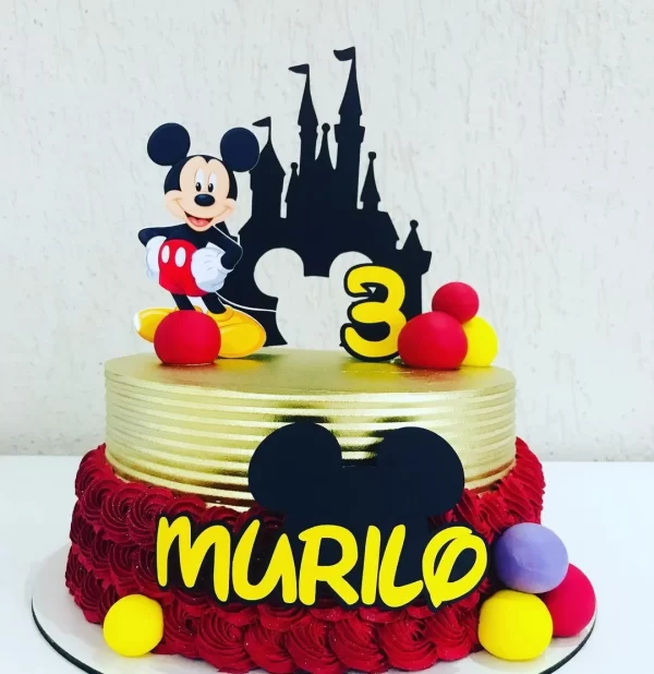 Arquivo Topo De Bolo Mickey Castelo Studio