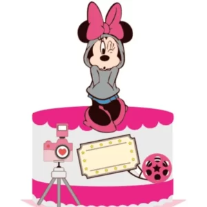 Arquivo Topo De Bolo Minnie Cinema Studio