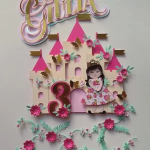 Arquivo Topo De Bolo Princesa Castelo Studio