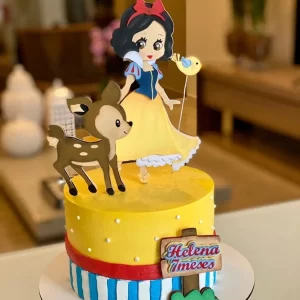 Arquivo Topo de Bolo Branca de Neve Luxo Studio