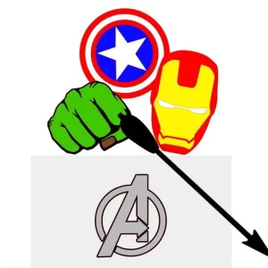 Arquivo Topo de Bolo Dos Vingadores Studio