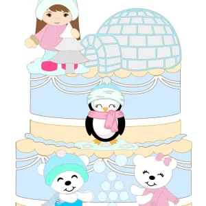 Arquivo Topo de Bolo Inverno Studio