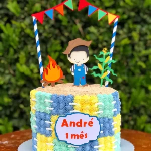 Arquivo Topo de Bolo Junina Menino Studio