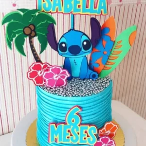 Arquivo Topo de Bolo Lilo e Stitch Studio