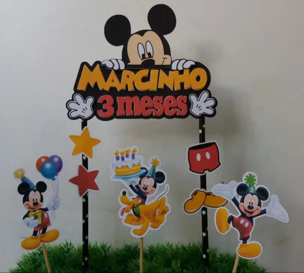 Arquivo Topo de Bolo Mickey Studio