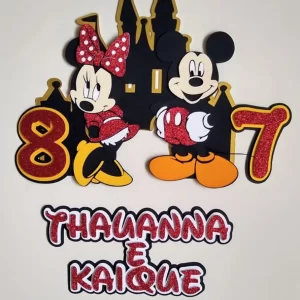 Arquivo Topo de Bolo Mickey e Minnie Studio