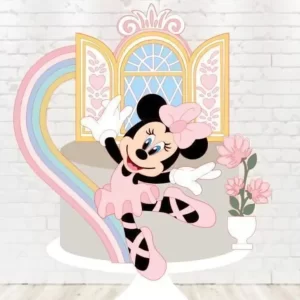 Arquivo Topo de Bolo Minnie Bailarina Studio