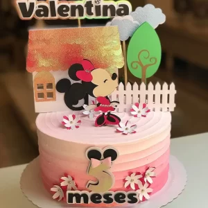 Arquivo Topo de Bolo Minnie Casinha Studio
